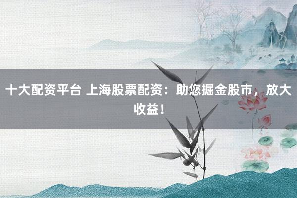 十大配资平台 上海股票配资：助您掘金股市，放大收益！