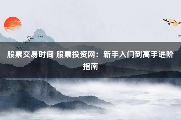 股票交易时间 股票投资网：新手入门到高手进阶指南