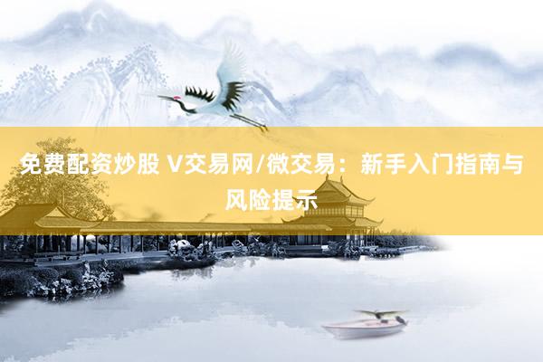 免费配资炒股 V交易网/微交易：新手入门指南与风险提示