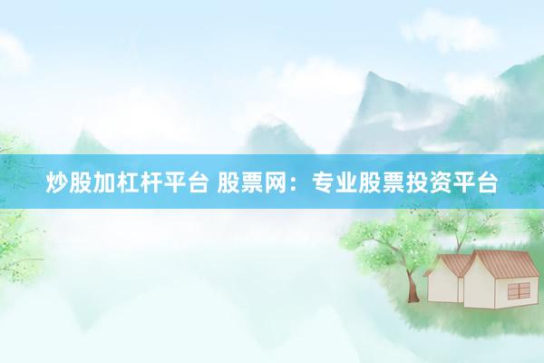 炒股加杠杆平台 股票网：专业股票投资平台